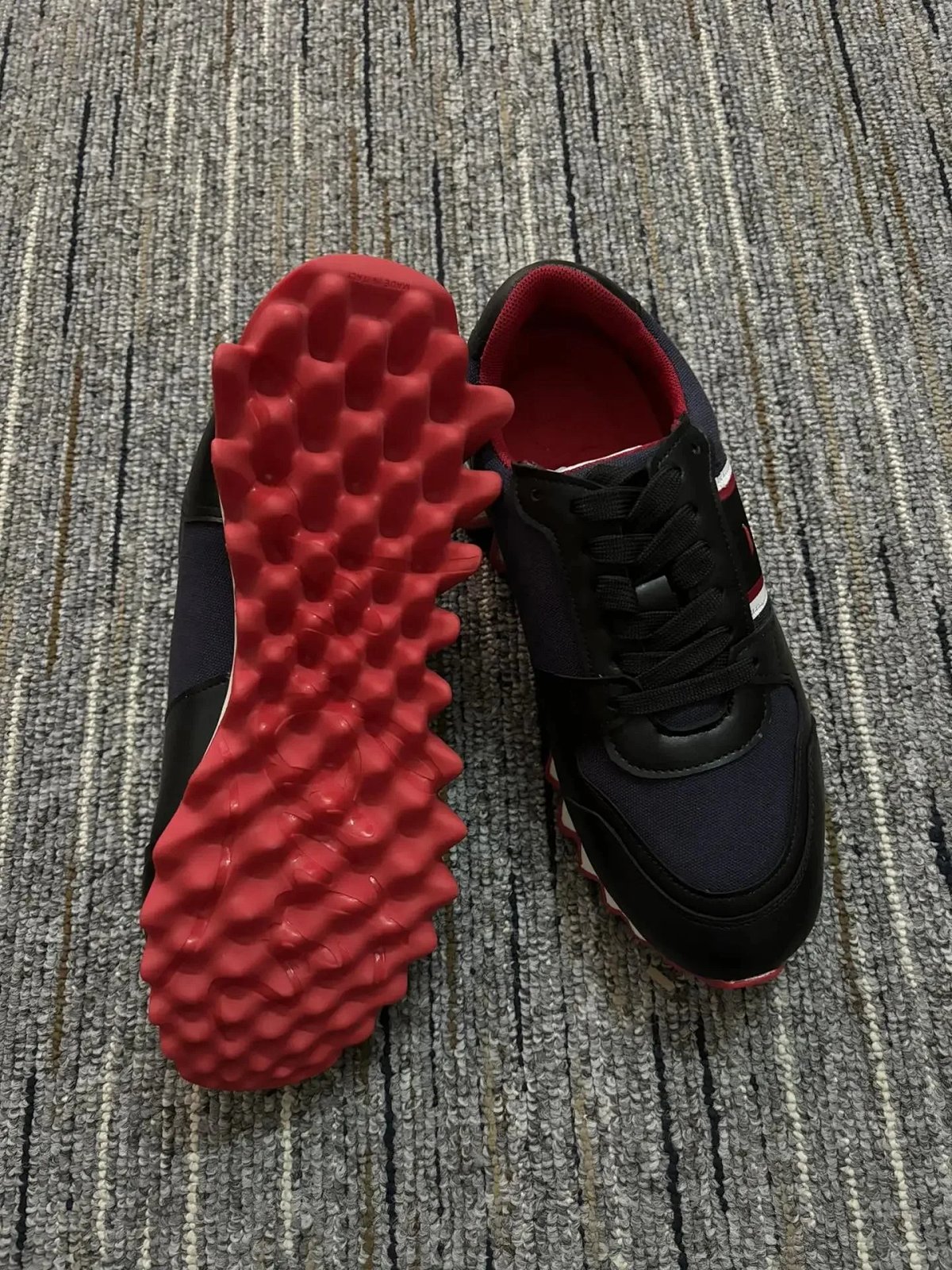 Christian Louboutin Spike Runner Black Silver Red Sole Sneakers Chunky Sneakers product detail 12 in Litbuy spreadsheet finds