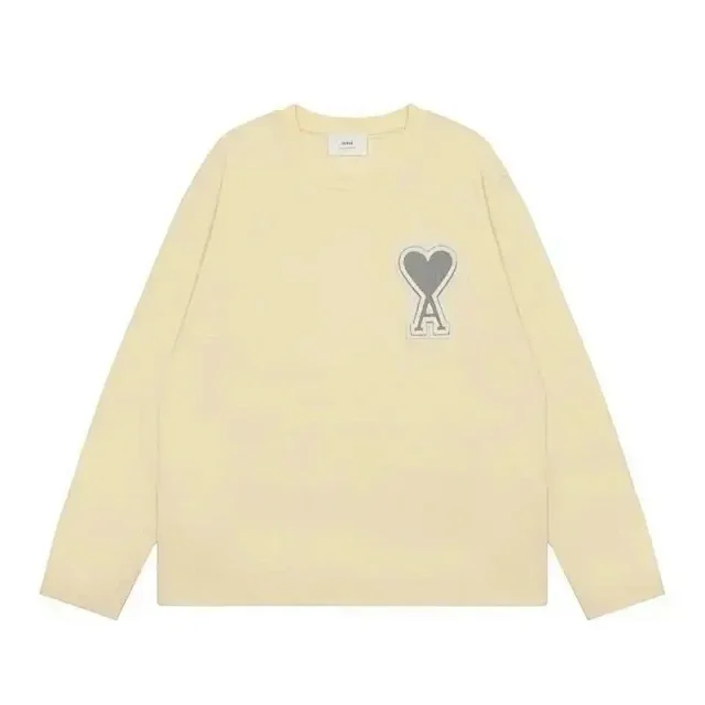 AMI Paris Hoodies & Sweatshirts de Coeur logo crewneck sweatshirt product detail image 8