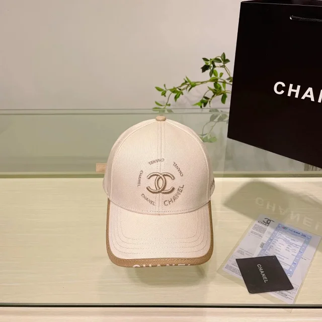 Chanel Hats Logo-Embroidered Baseball Cap product detail image 8