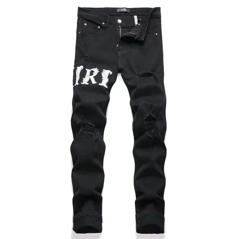 AMIRI Jeans Distressed Graphic — 6