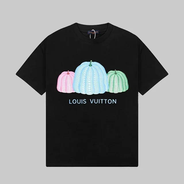 Louis Vuitton T-Shirts Short-Sleeve Graphic Print product detail image 6