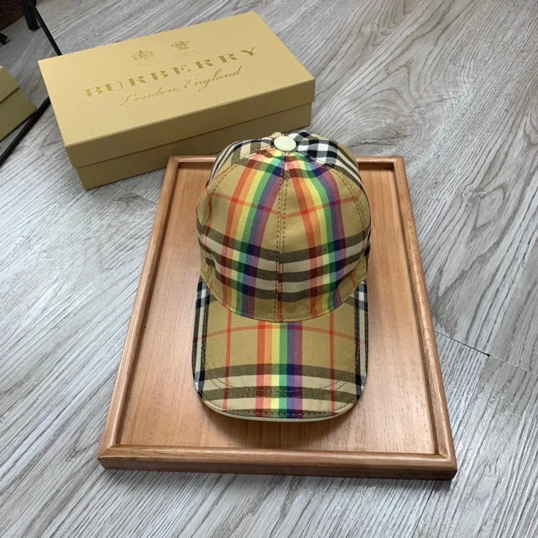 Burberry Monogram Baseball Cap White - 4