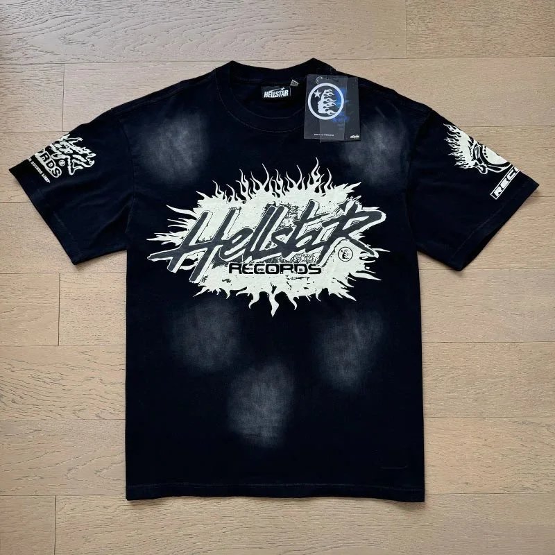 Hellstar T-Shirts Graphic short-sleeve T-shirt — x696 black