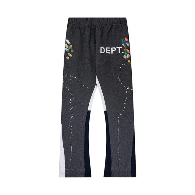 Gallery Dept. Trousers Paint-splatter elastic-waist product detail image 7