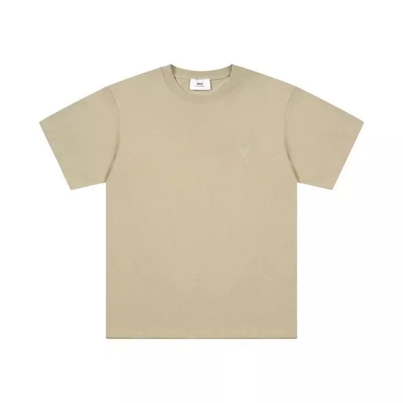AMI Paris T-Shirts Oversized de Coeur logo — 40