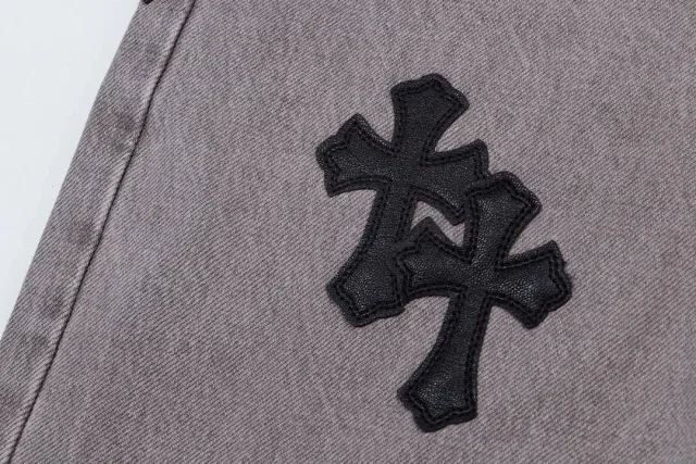 Unbranded Jeans Straight-Leg Cross Appliqué product detail image 10