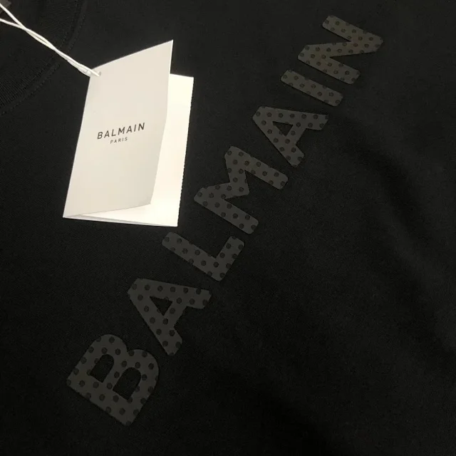 Balmain T-Shirts Logo Print product detail image 4