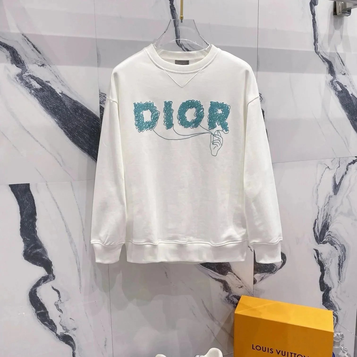 Dior Hoodies & Sweatshirts Hooded sweatshirt with CD embroidery or Oblique embossing image 14