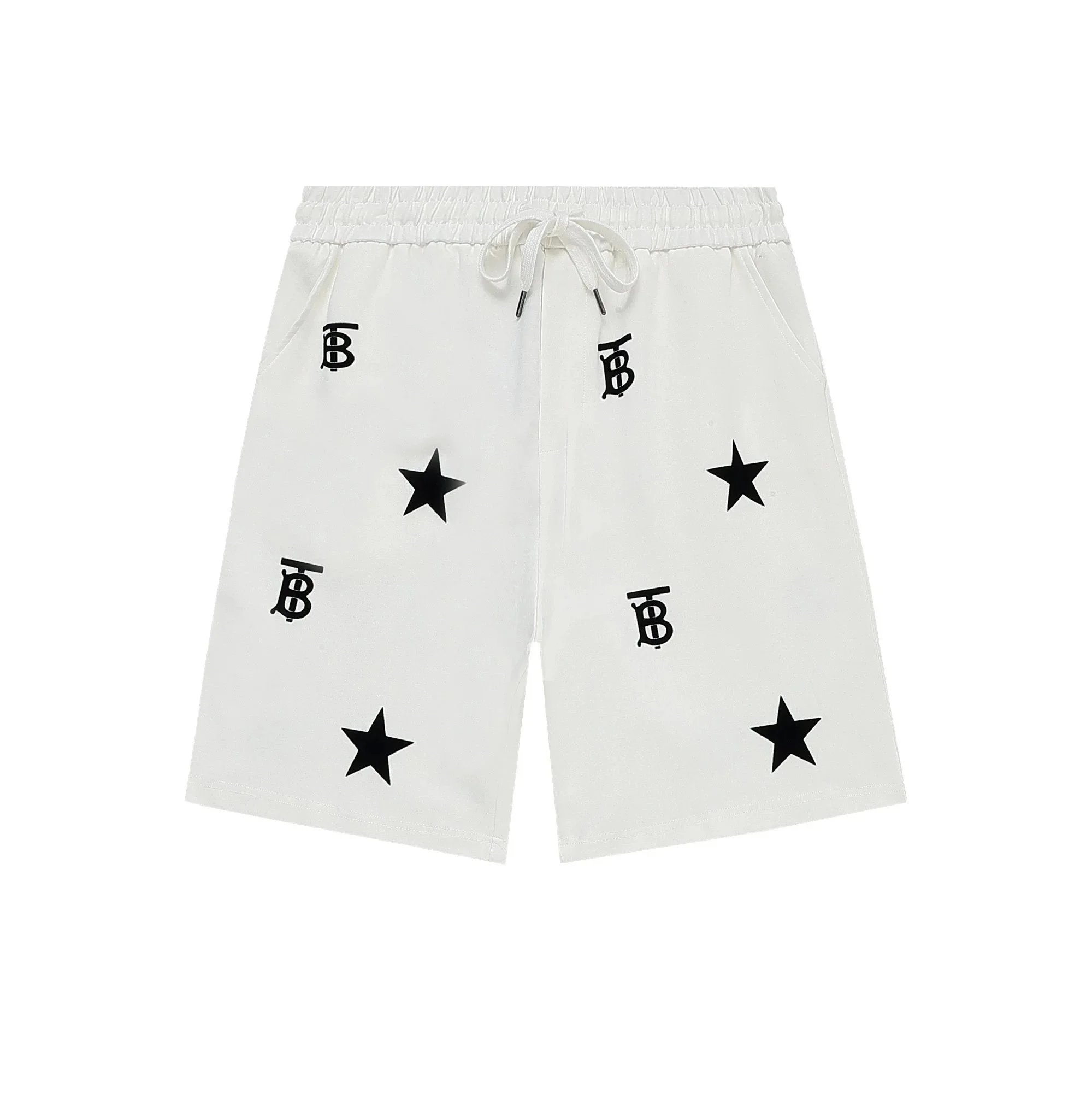 Burberry Shorts Drawstring with Equestrian Knight and check details image 8