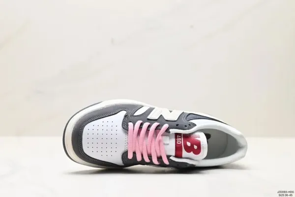 New Balance 550 Black Gray White Sneakers - 4