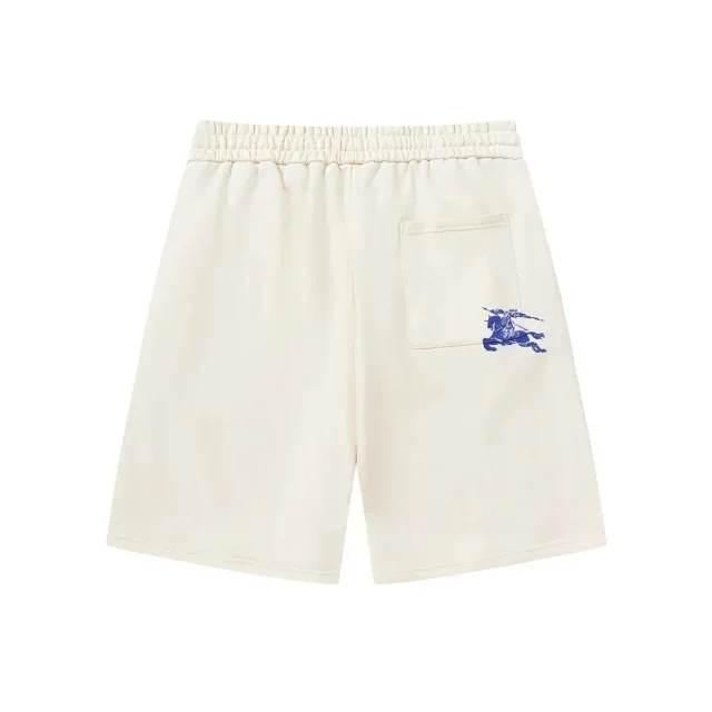 Burberry Shorts Drawstring with Equestrian Knight and check details product detail image 2