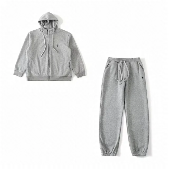 Polo Ralph Lauren Matching Sets Embroidered Pony Zip-Up Hoodie and Jogger Set product detail image 2