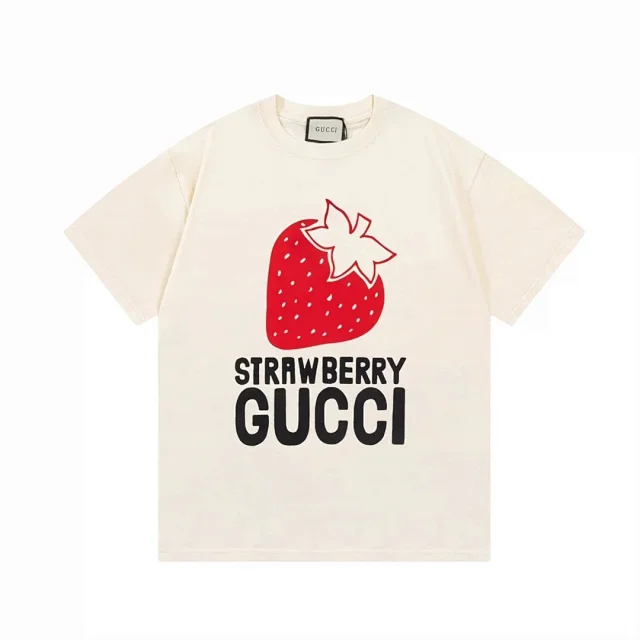 Gucci T-Shirts Short-Sleeve Graphic Print product detail image 1