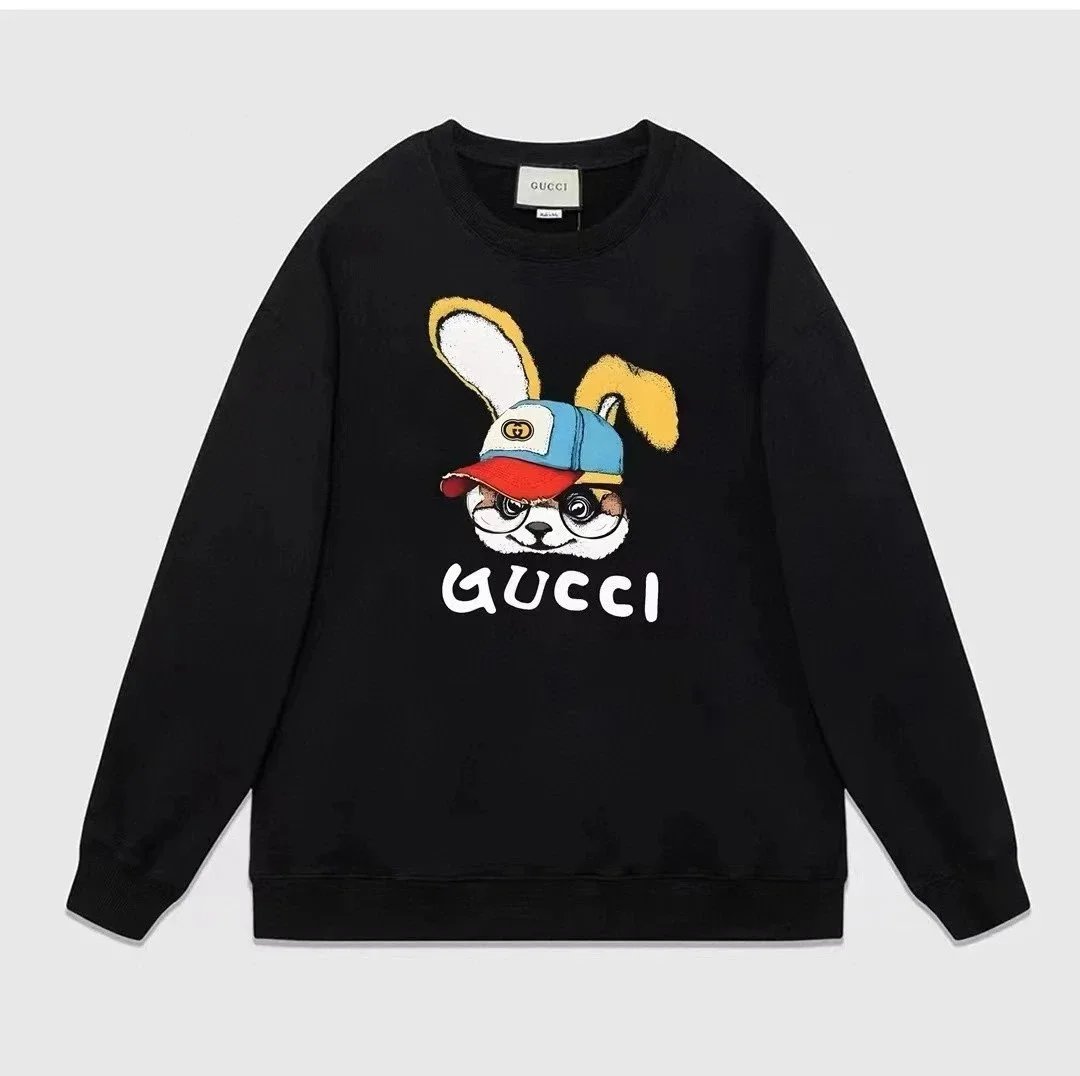 Gucci Dans Le Vert Graphic Print White Hoodie - 9