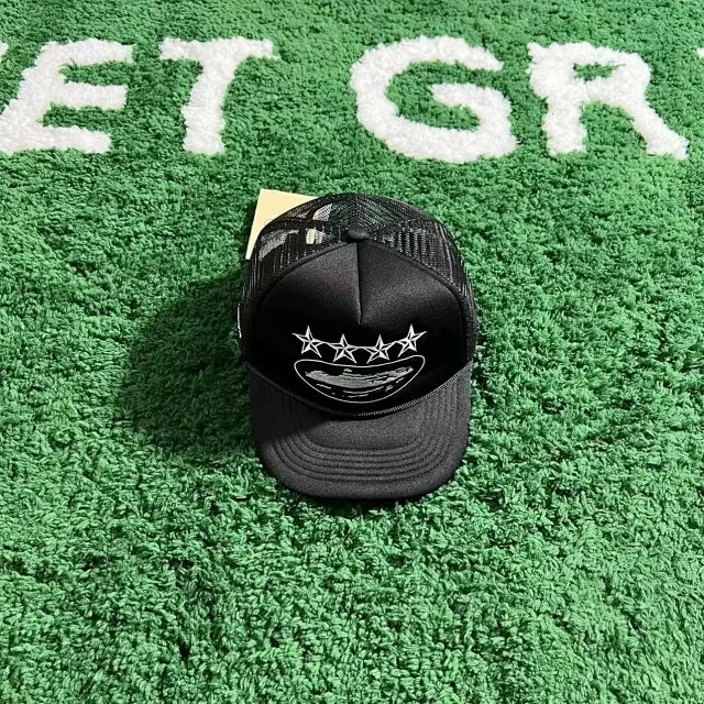 Guerrilla Hats Mesh Trucker Cap with Oval Graphic Emblem product detail image 3