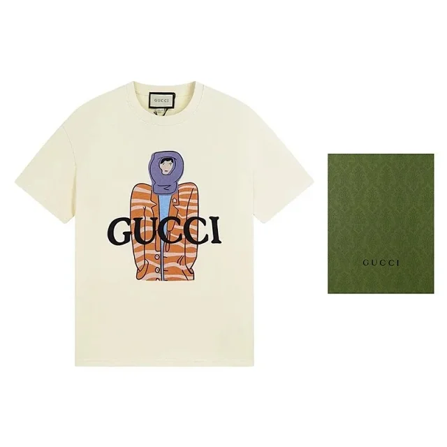 Gucci T-Shirts Short-Sleeve Graphic Print product detail image 8