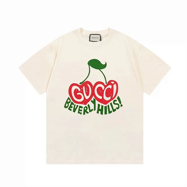 Gucci T-Shirts Short-Sleeve Graphic Print product detail image 4