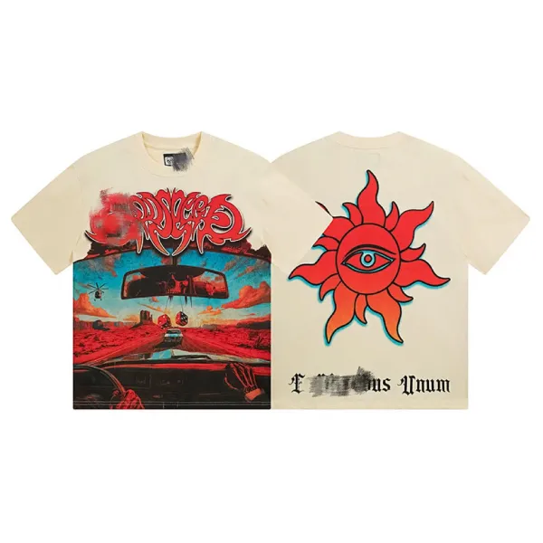 Saint Tears Desert Vision Graphic T-Shirt Beige - 1