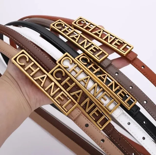 Chanel Belts Interlocking CC Buckle Belt product detail image 3