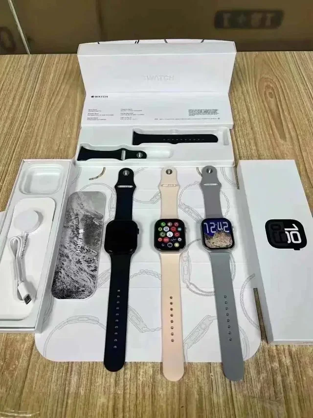 Unbranded Smartwatches Ultra-style rectangular smartwatch with interchangeable straps product detail image 2
