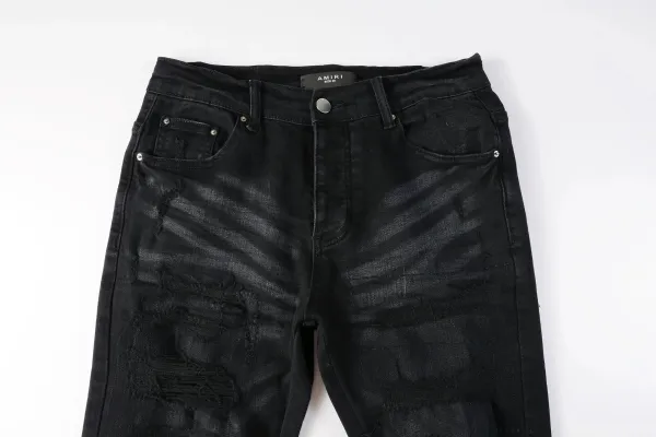 Gallery Dept. Distressed Black Denim Jeans - 3