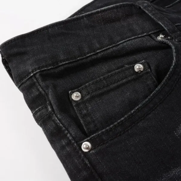 Amiri Distressed White Slim Fit Jeans - 6