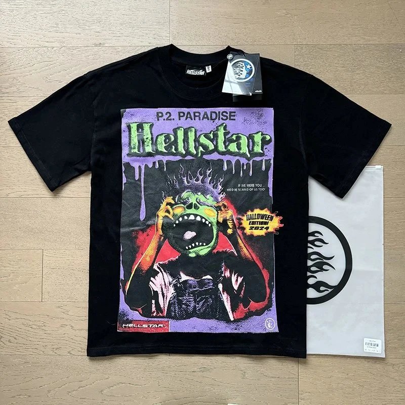 Hellstar T-Shirts Graphic short-sleeve T-shirt — x592 black