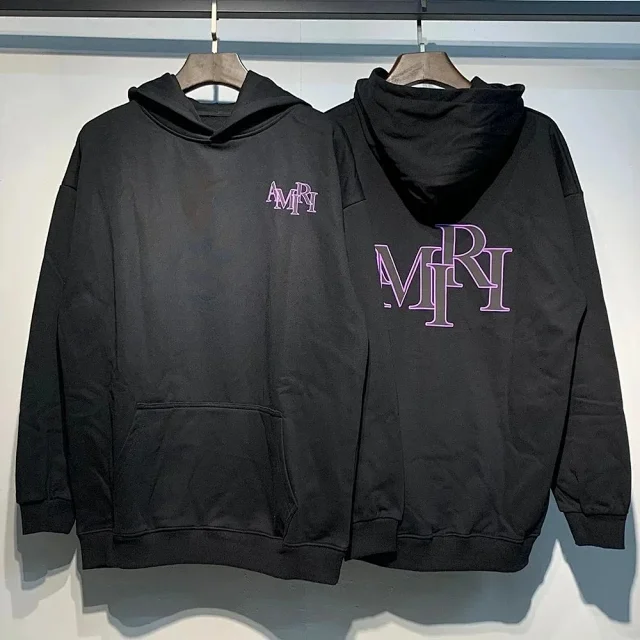 AMIRI Hoodies & Sweatshirts Logo-print pullover hoodie product detail image 2