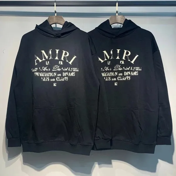 Amiri District 1 Hoodie Black - 1