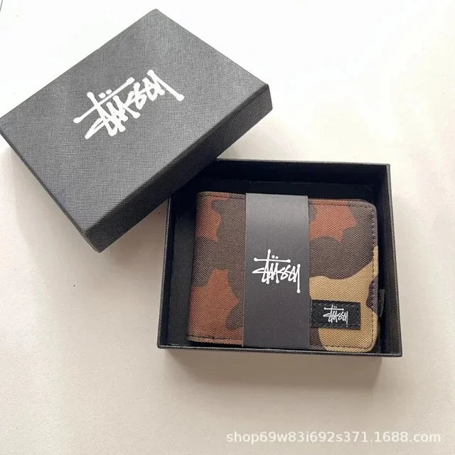 Stüssy Wallets & Card Holders Canvas Bifold Wallet product detail image 9