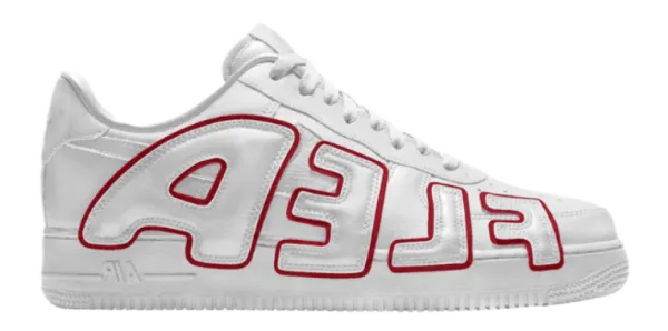 Nike Air Force 1 Low 'A3JF' White Red Outline Sneakers - 3