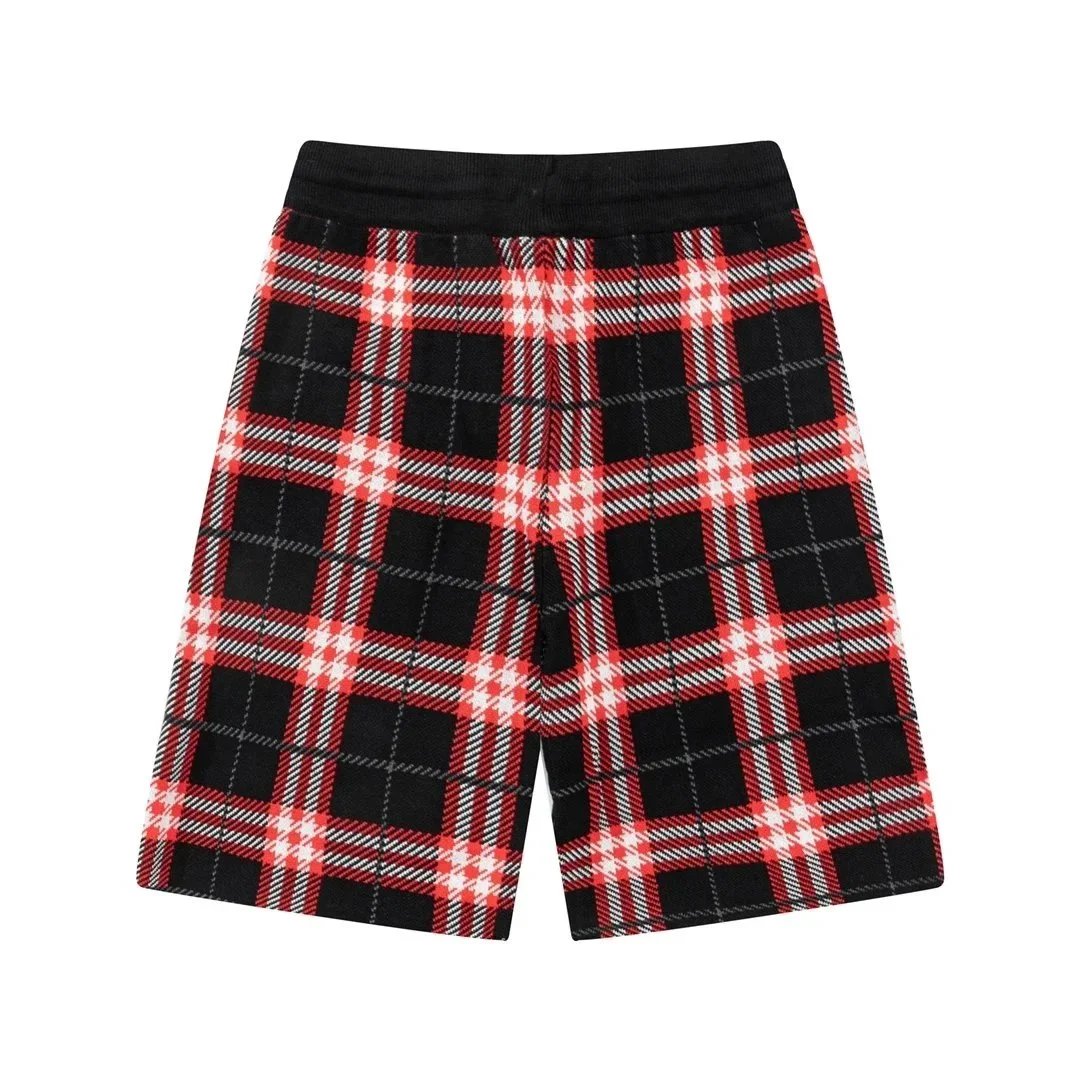 Burberry Shorts Drawstring with Equestrian Knight and check details — 29