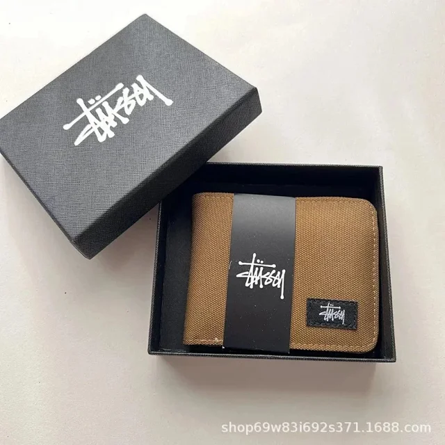 Stussy Wallets & Card Holders Canvas Bifold Wallet product detail image 8