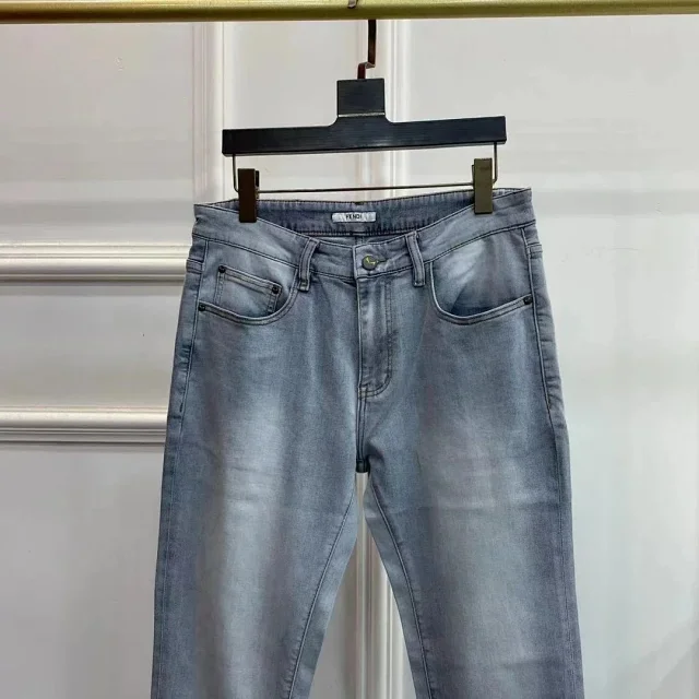 Fendi Jeans Straight-leg with logo back-pocket details product detail image 5
