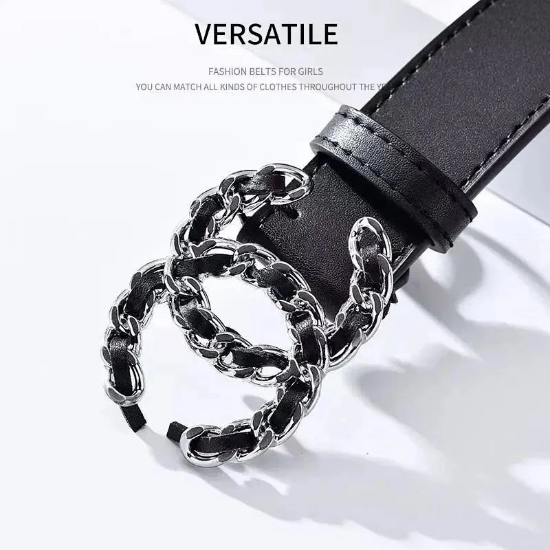 Chanel CC Star Pearl embellished Leather Belt Black product detail 2 in Litbuy spreadsheet finds