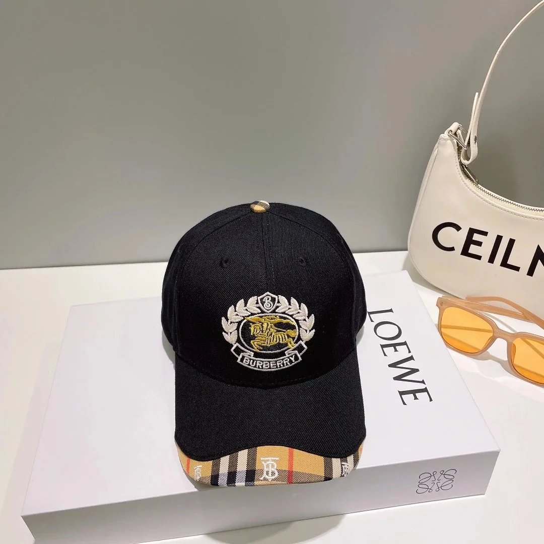 Burberry Monogram Baseball Cap White - 7
