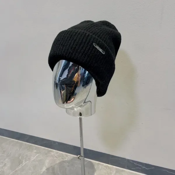Hermès Knit Beanie Black - 1