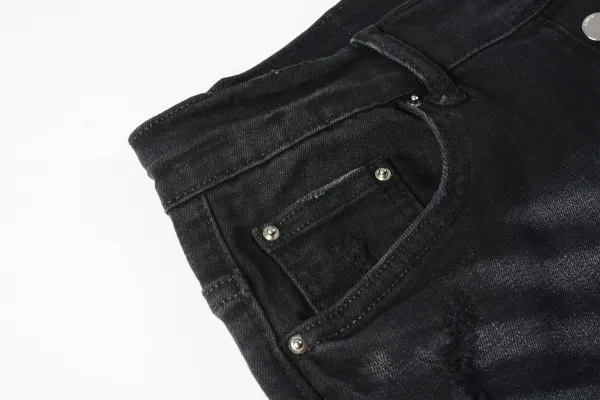 Gallery Dept. Distressed Black Denim Jeans - 6