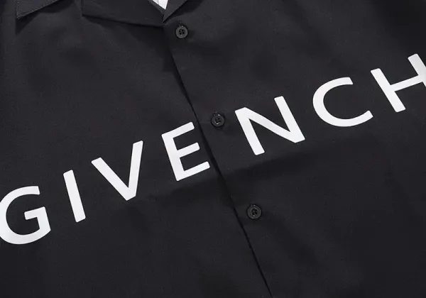 Givenchy Logo Print Short-Sleeve Shirt White - 11
