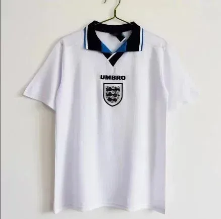 Umbro England 1990s Retro Football Jersey White - 1