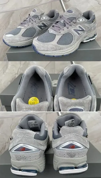 New Balance 2002R GORE-TEX Beige Blue Running Shoes - 5