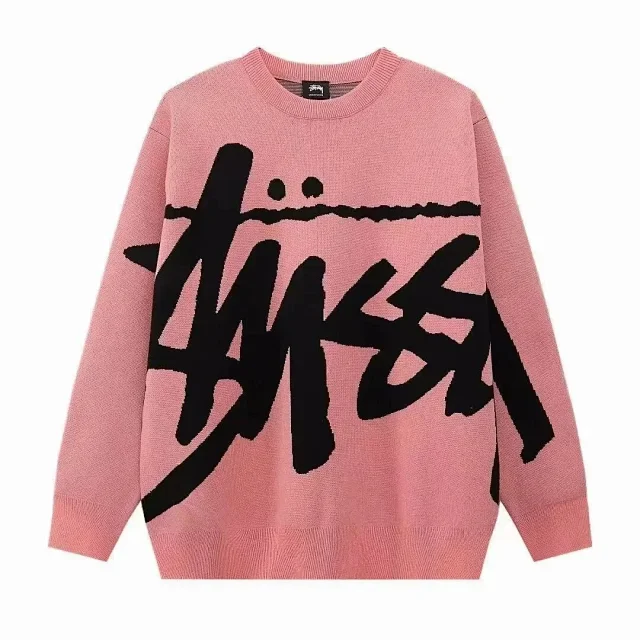 Stüssy Knitwear Graphic Logo Knit Crewneck Sweater product detail image 7