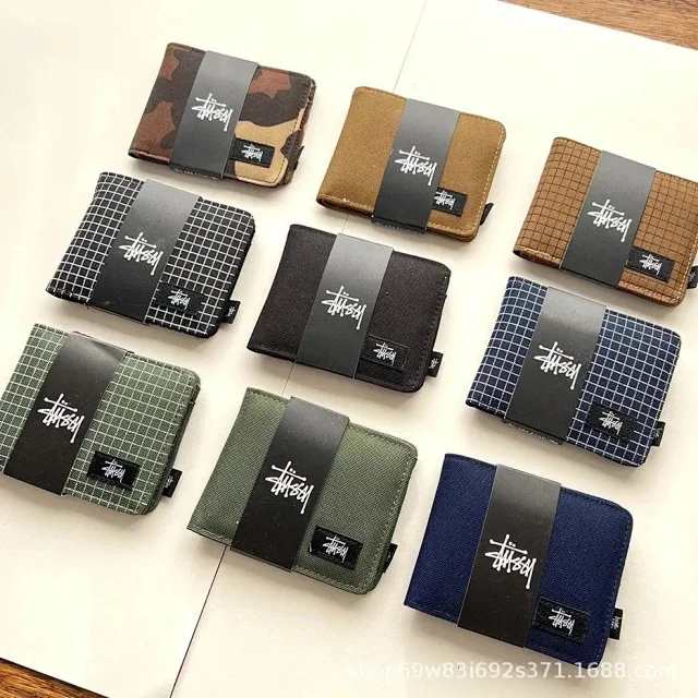 Stussy Wallets & Card Holders Canvas Bifold Wallet product detail image 7