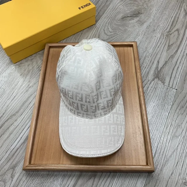 Fendi Hats FF monogram baseball cap product detail image 3