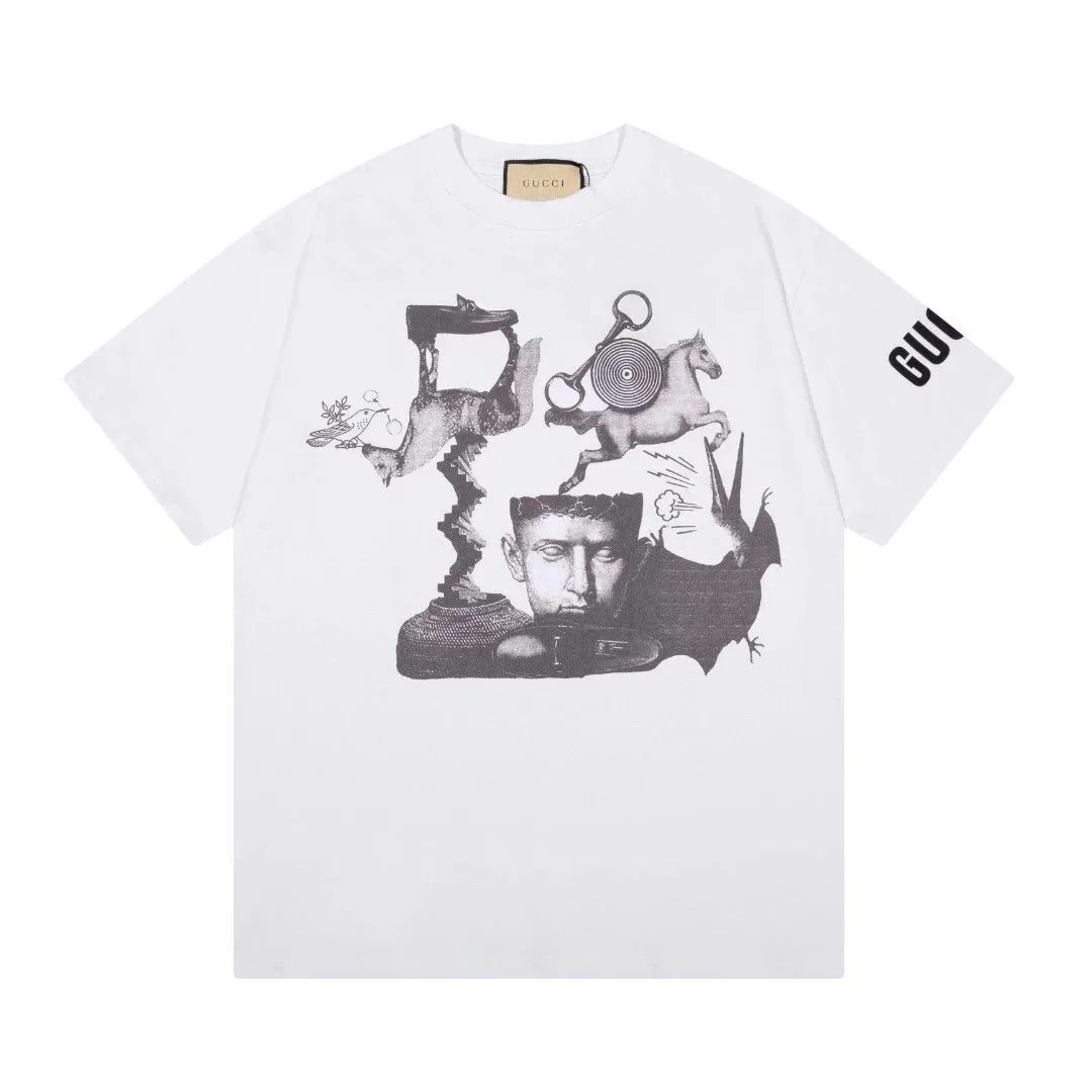 Gucci T-Shirts Graphic Print — 0103098CPZC