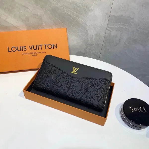 Louis Vuitton Monogram Empreinte Long Wallet Black - 11