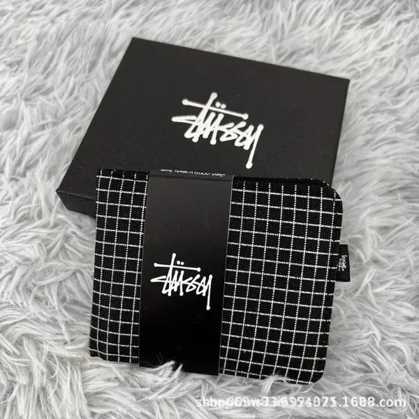 Stüssy Canvas Short Wallet Tan - 6