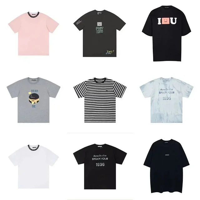 Acne Studios T-Shirts Assorted graphic and striped designs product detail image 1