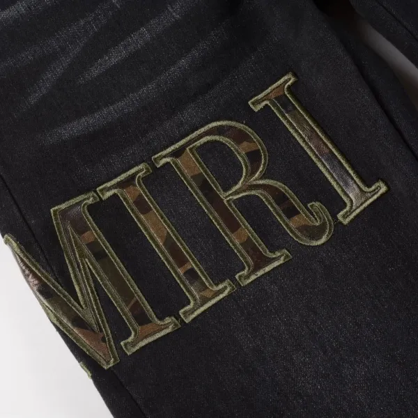 Amiri Distressed White Slim Fit Jeans - 7