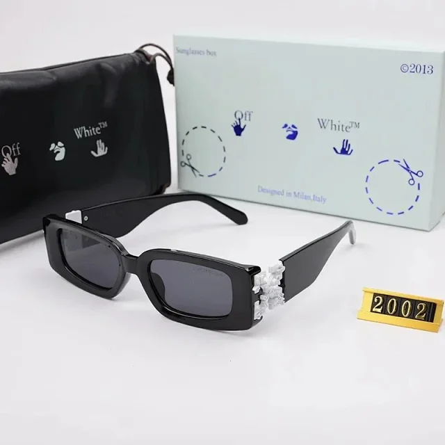 Off-White Eyewear Rectangular sunglasses with arrow-emblem temples product detail image 4
